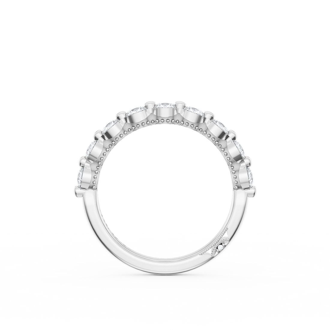 Tacori Wedding Rings in Platinum/Palladium containing Diamond 2666 3.4 B 1/2