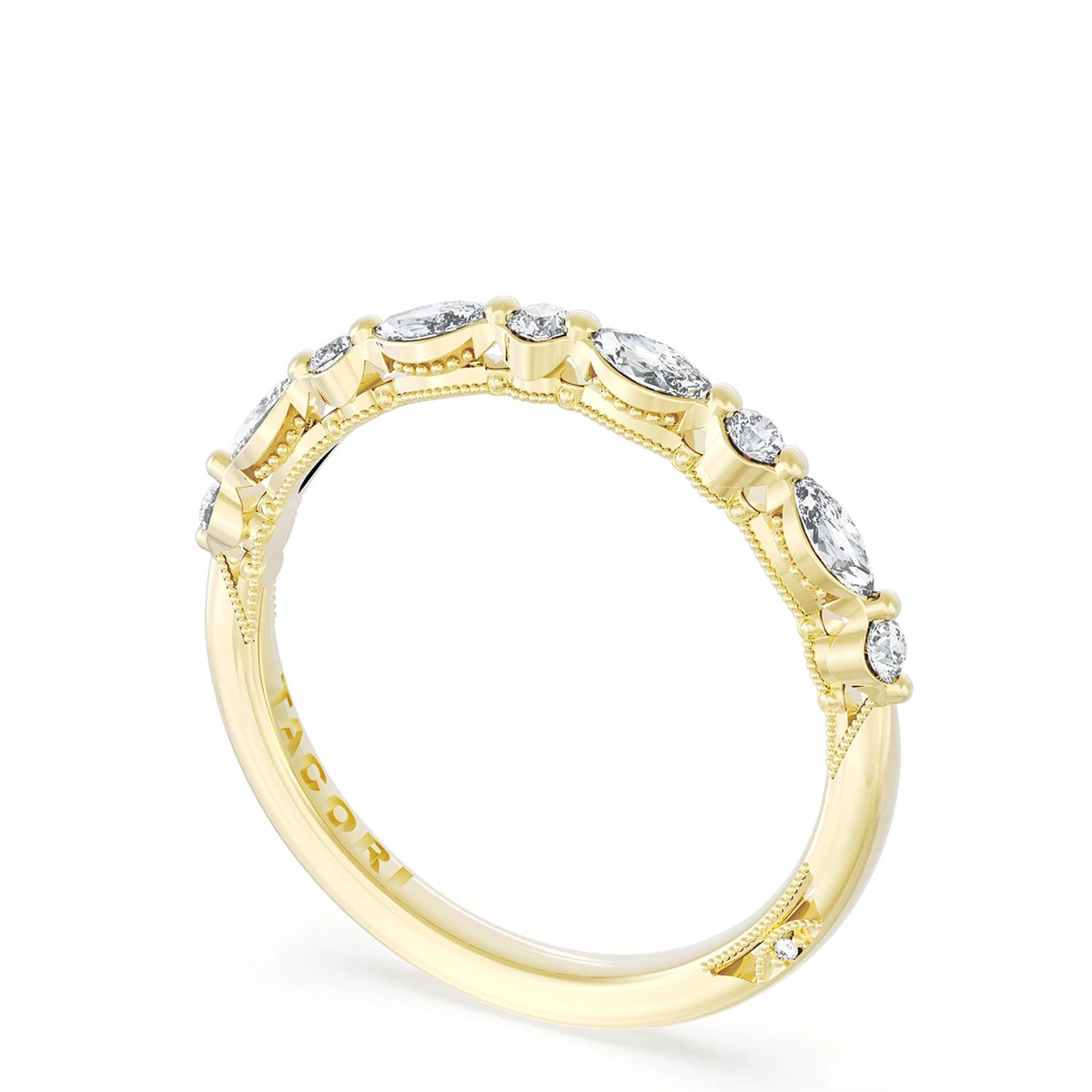 Tacori Wedding Rings in Yellow Gold containing Diamond 442693