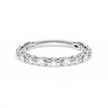 Tacori Wedding Rings in White Gold containing Diamond 2728 2.2 B 3/4 W