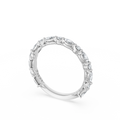 Tacori Wedding Rings in White Gold containing Diamond 2728 2.2 B 3/4 W