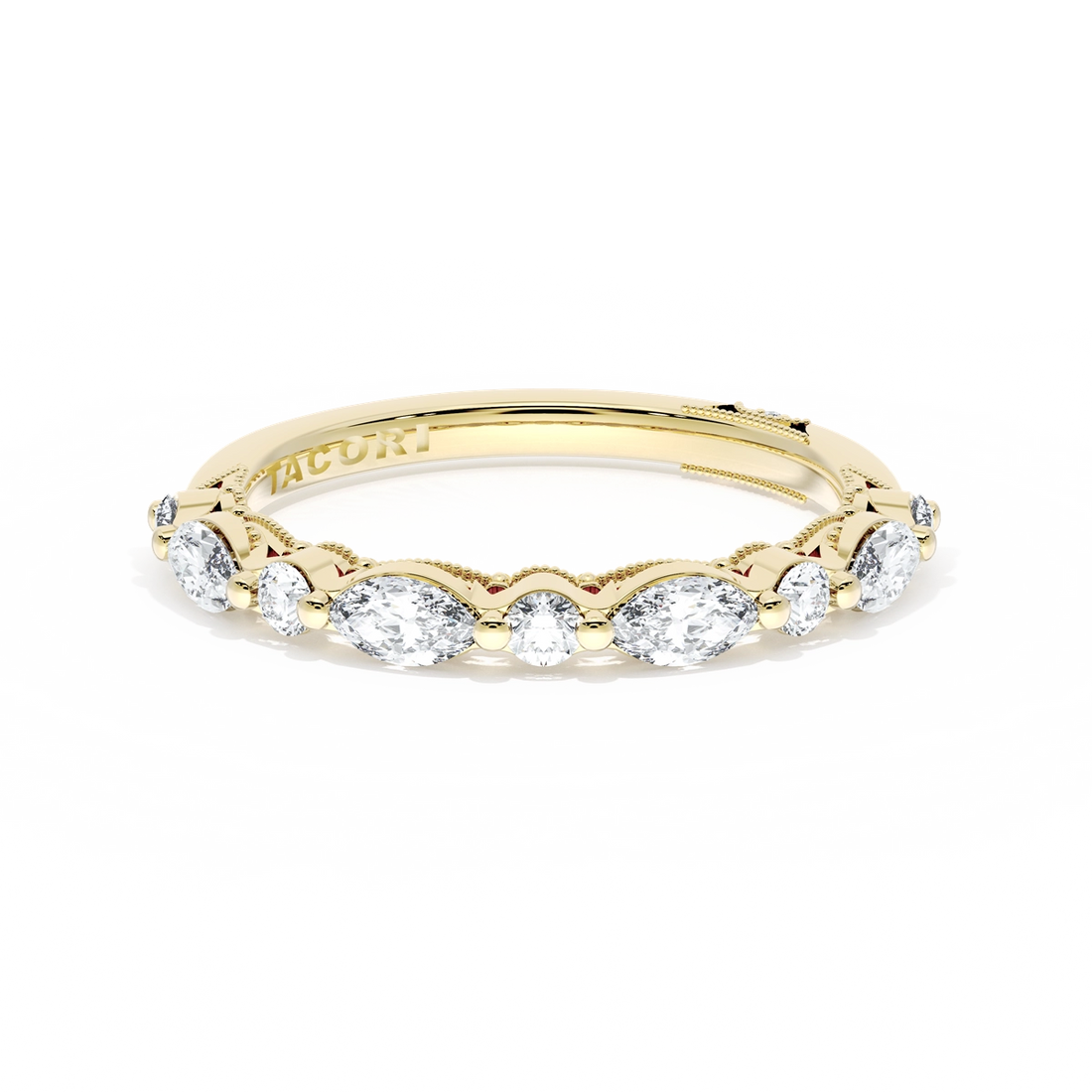 Tacori Wedding Rings in Yellow Gold containing Diamond 442696