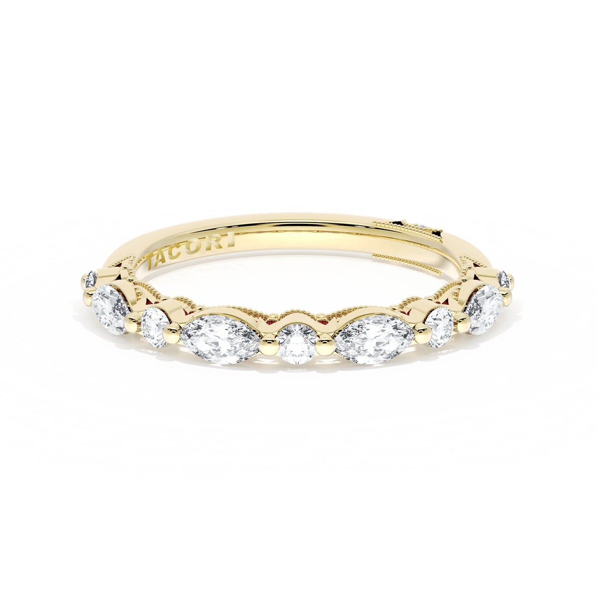 Tacori Wedding Rings in Yellow Gold containing Diamond 442696