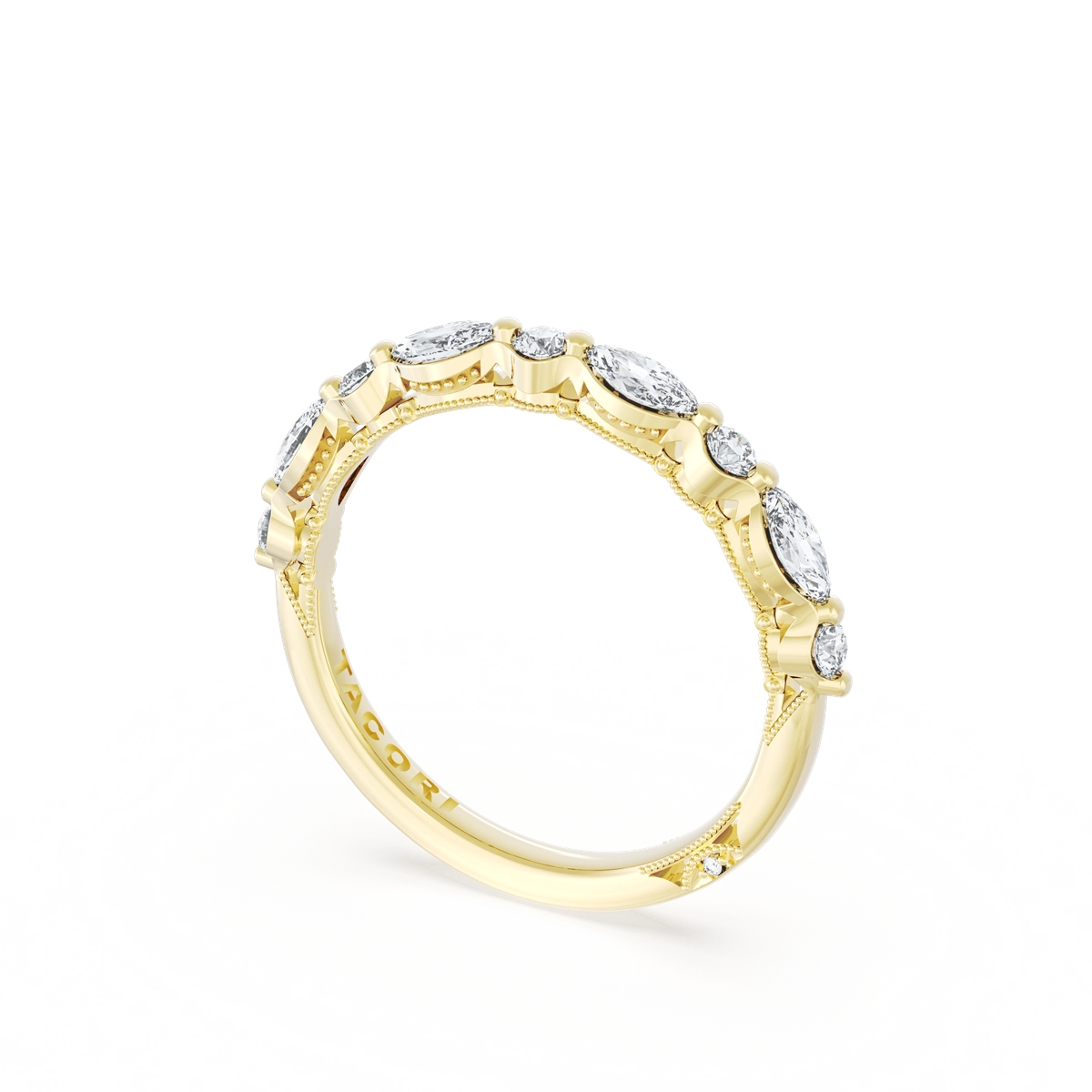 Tacori Wedding Rings in Yellow Gold containing Diamond 442696