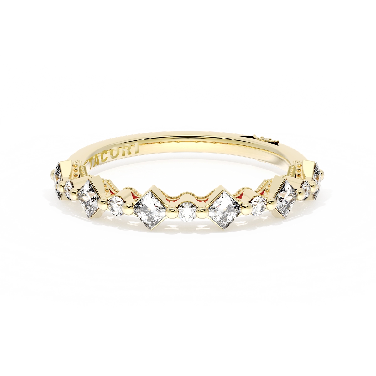 Tacori Wedding Rings in Yellow Gold containing Diamond 2729 3.7 B 1/2 Y