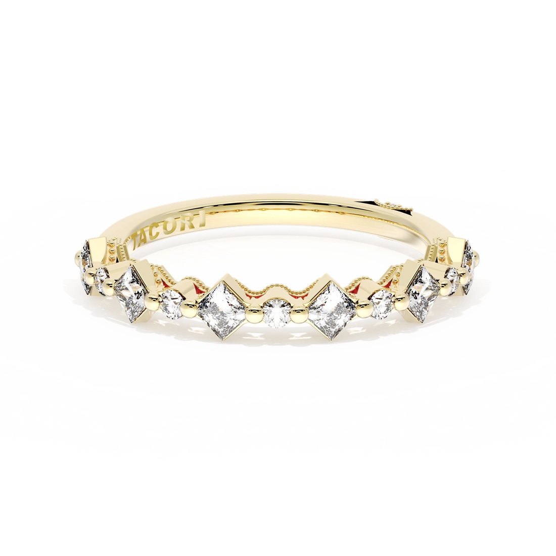 Tacori Wedding Rings in Yellow Gold containing Diamond 2729 3.7 B 1/2 Y