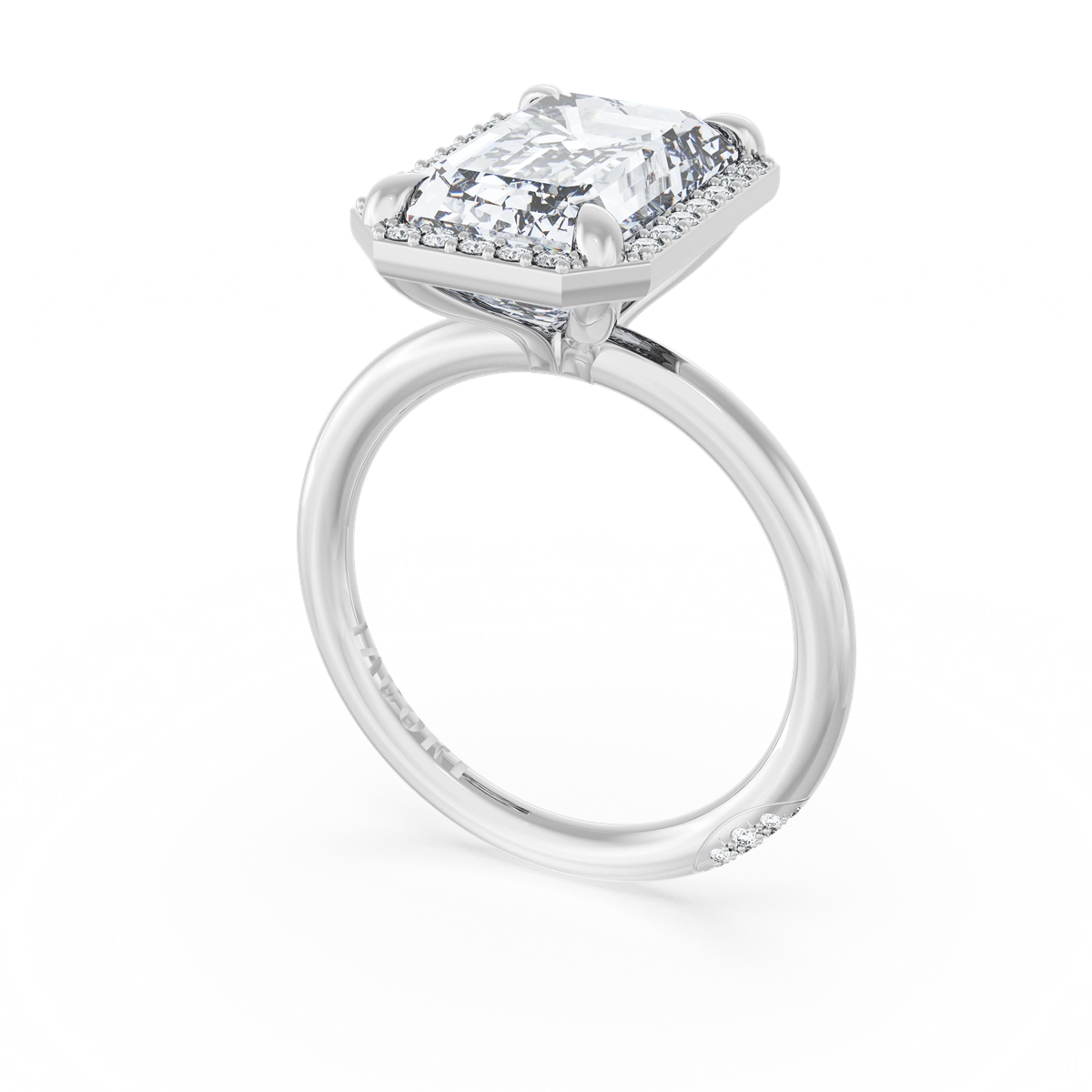 Tacori Engagement Rings in Platinum/Palladium containing Diamond 401 1.7 EC 10X7.5
