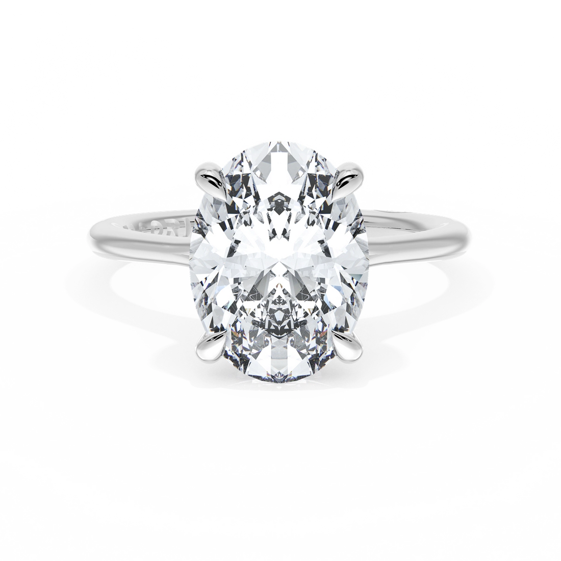 Tacori Engagement Rings in Platinum/Palladium containing Diamond HT 2584 OV 11X8