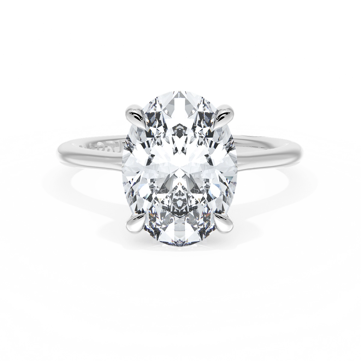 Tacori Engagement Rings in Platinum/Palladium containing Diamond HT 2584 OV 11X8