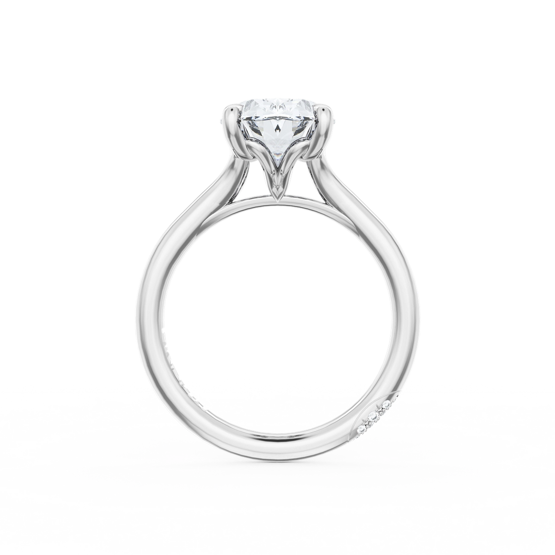 Tacori Engagement Rings in Platinum/Palladium containing Diamond HT 2584 OV 11X8
