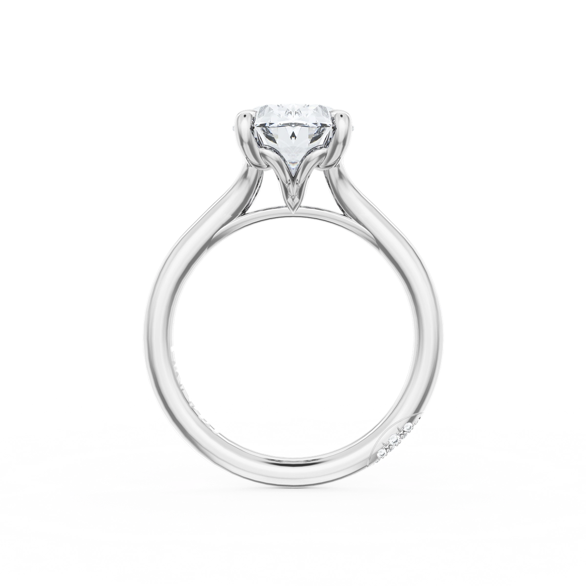 Tacori Engagement Rings in Platinum/Palladium containing Diamond HT 2584 OV 11X8