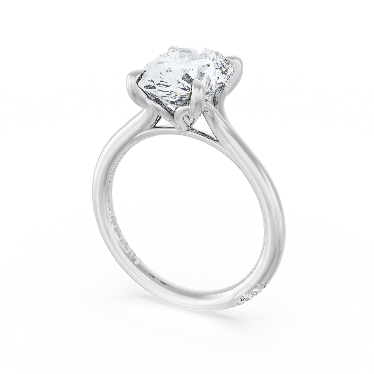 Tacori Engagement Rings in Platinum/Palladium containing Diamond HT 2584 OV 11X8