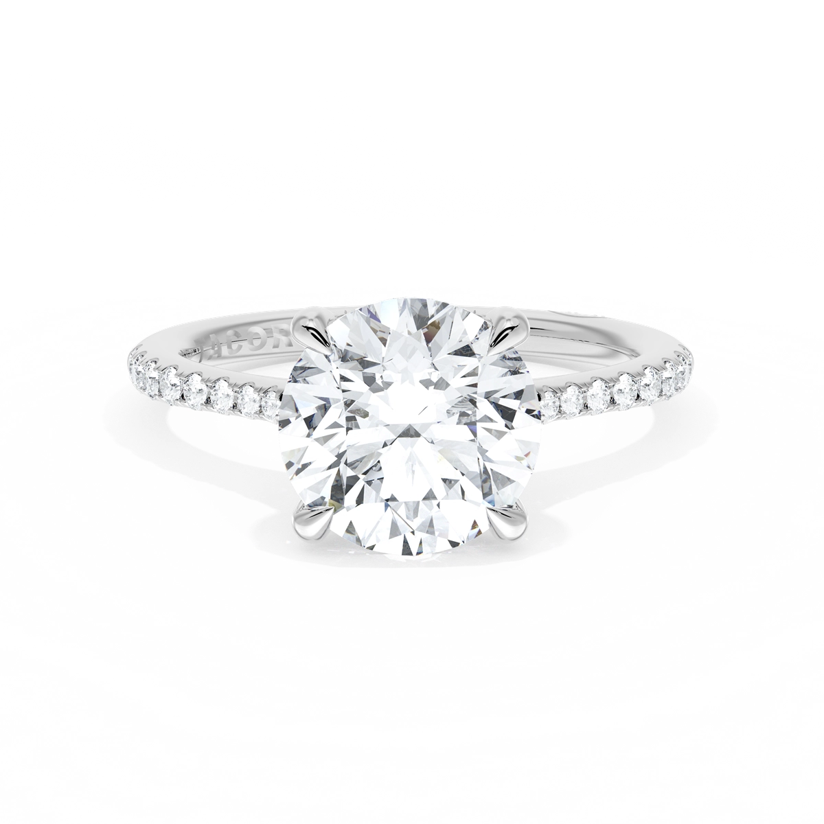 Tacori Engagement Rings in Platinum/Palladium containing Diamond HT 2585 RD 9