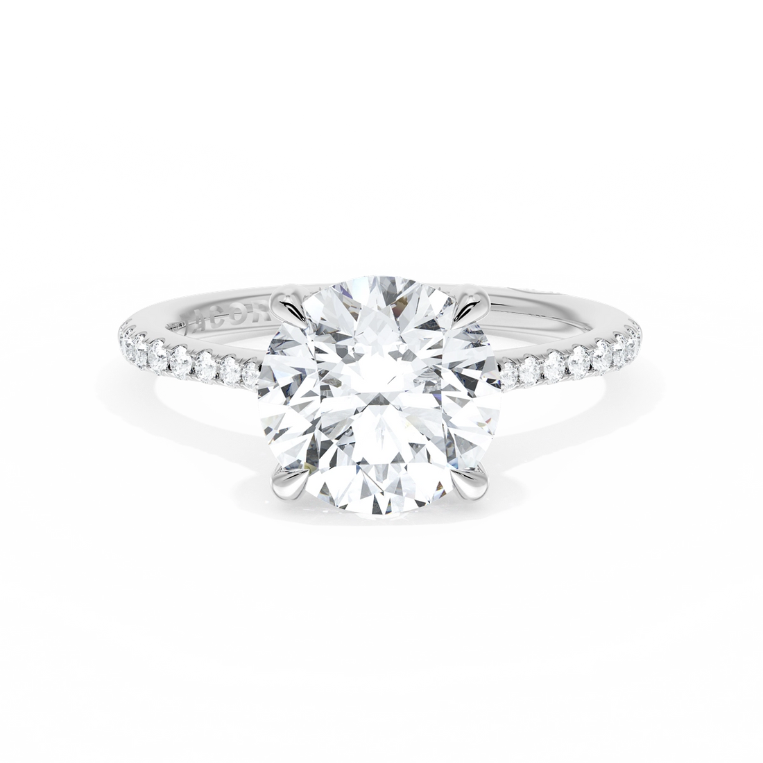 Tacori Engagement Rings in Platinum/Palladium containing Diamond HT 2585 RD 9