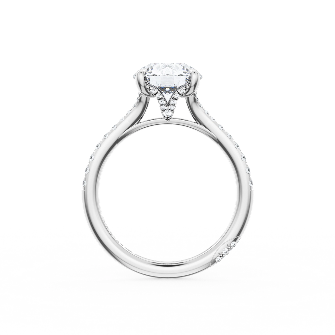 Tacori Engagement Rings in Platinum/Palladium containing Diamond HT 2585 RD 9