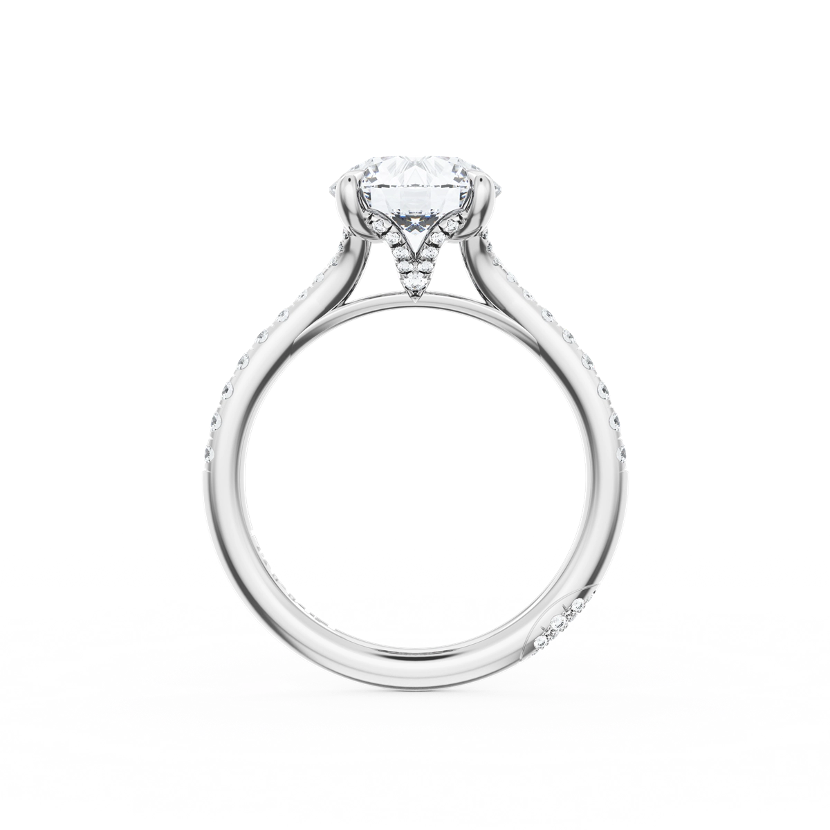 Tacori Engagement Rings in Platinum/Palladium containing Diamond HT 2585 RD 9