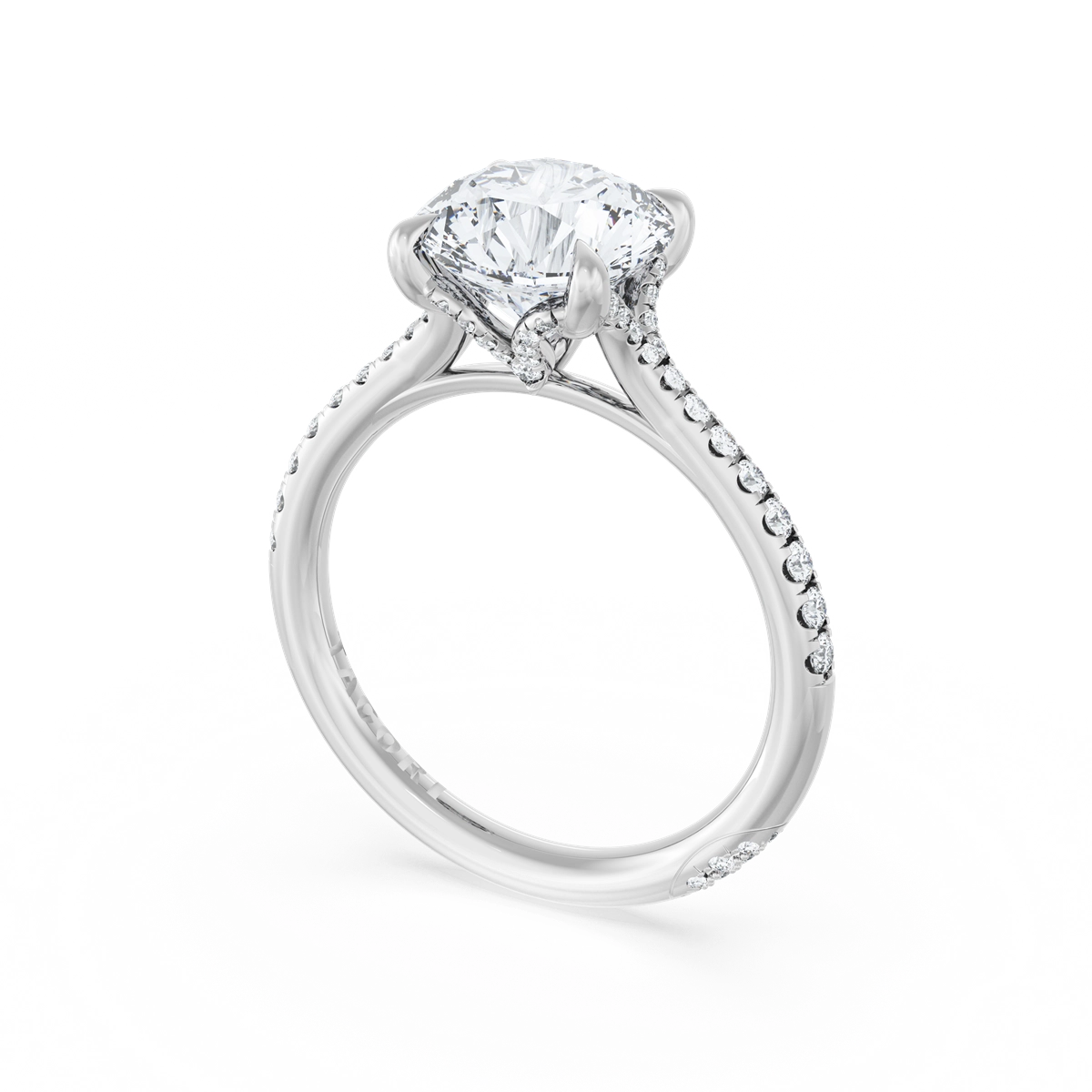 Tacori Engagement Rings in Platinum/Palladium containing Diamond HT 2585 RD 9