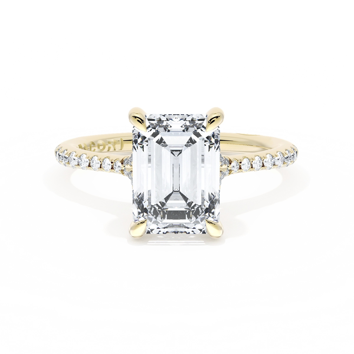 Tacori Engagement Rings in Yellow Gold containing Diamond HT 2585 EC 9.5X7 Y