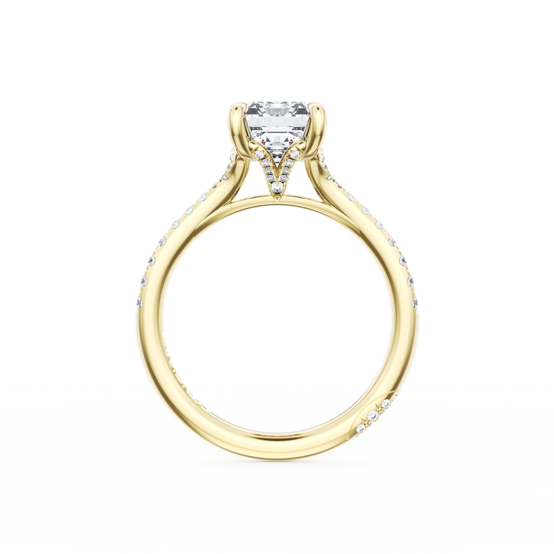Tacori Engagement Rings in Yellow Gold containing Diamond HT 2585 EC 9.5X7 Y