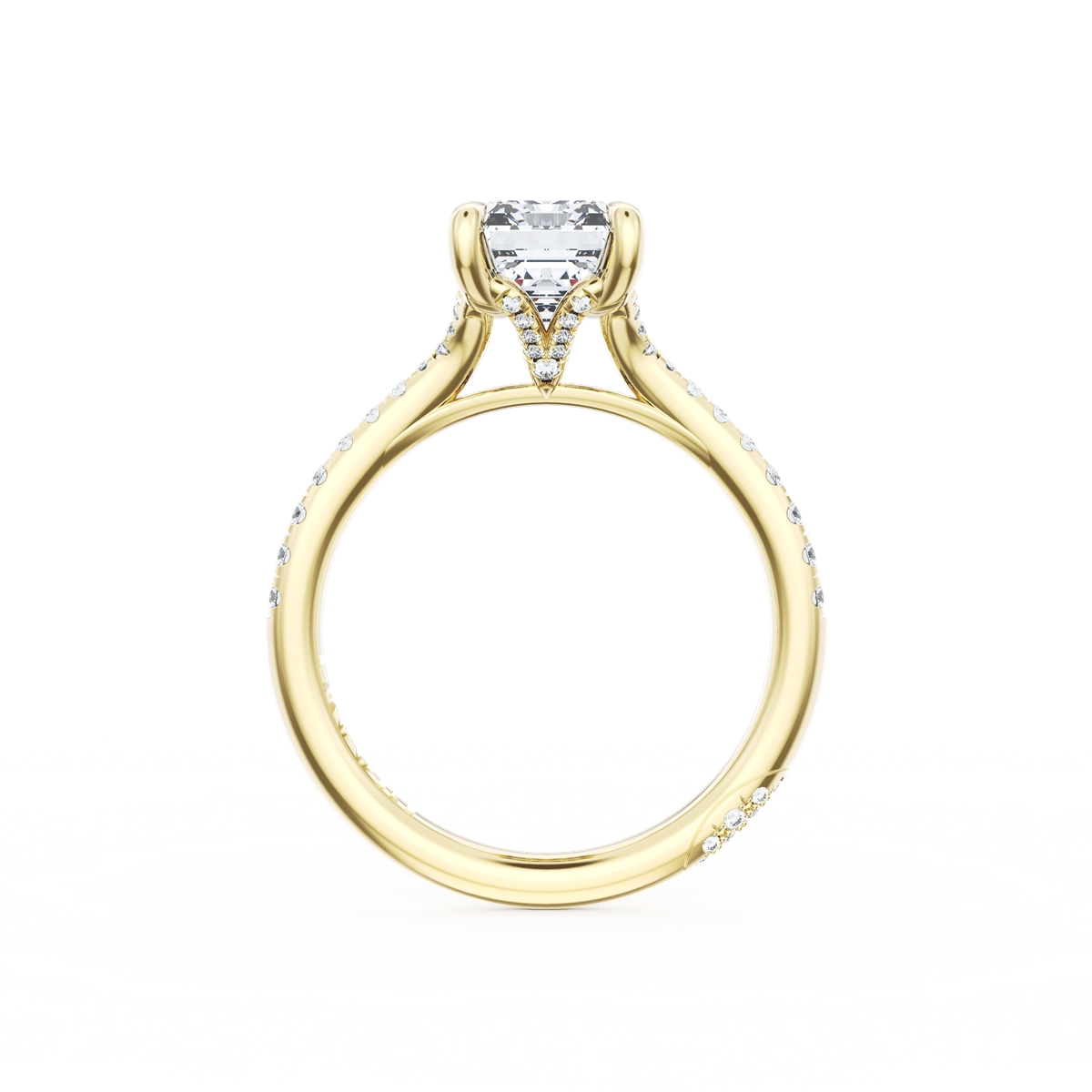 Tacori Engagement Rings in Yellow Gold containing Diamond HT 2585 EC 9.5X7 Y