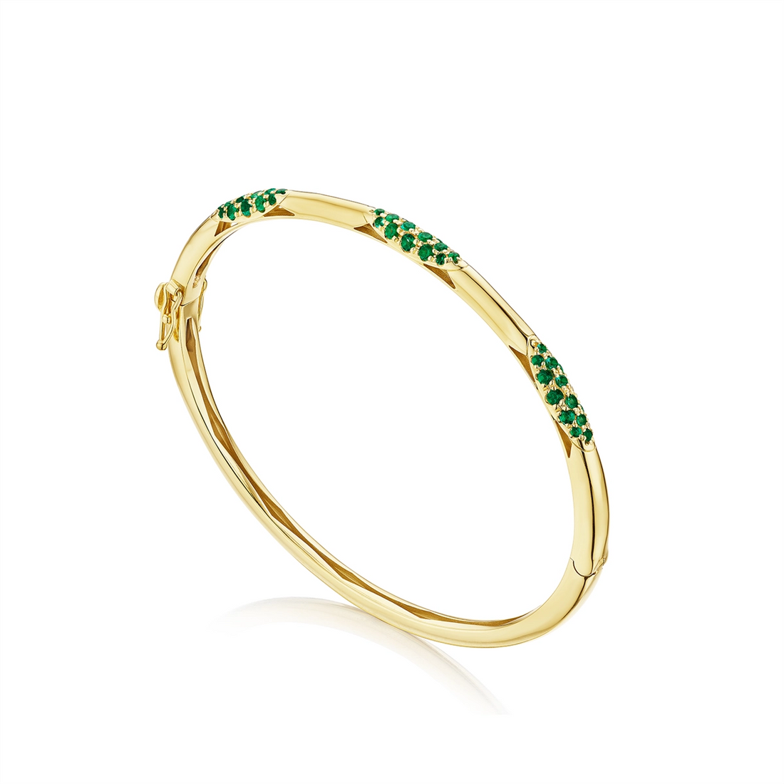 Tacori Bracelets in Yellow Gold containing Emerald FB 668 EM Y-M