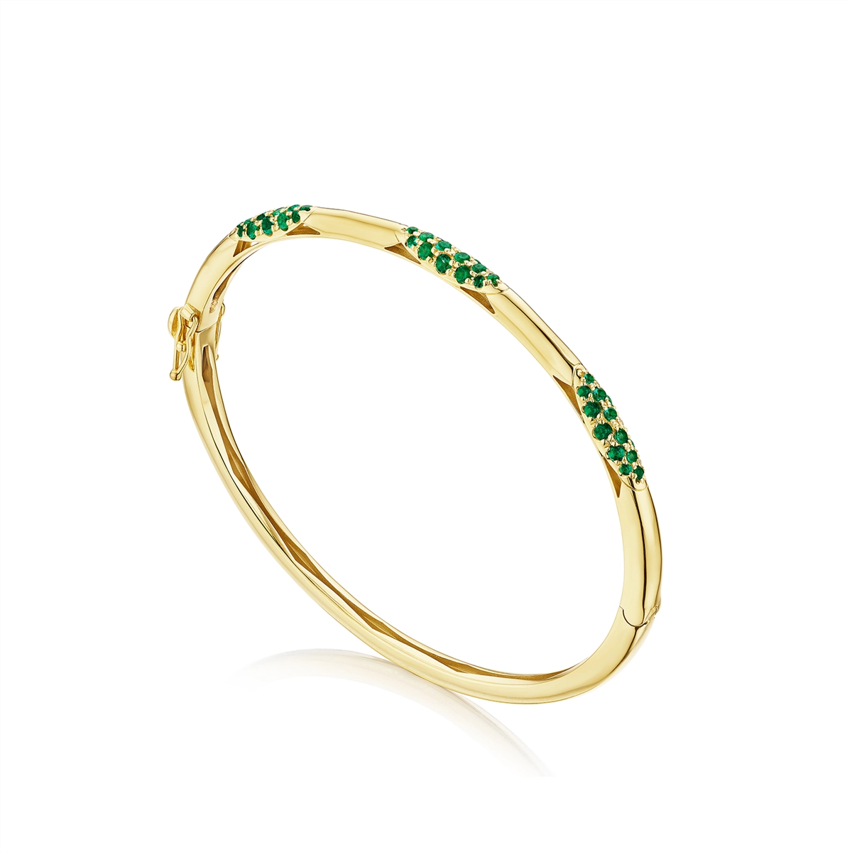 Tacori Bracelets in Yellow Gold containing Emerald FB 668 EM Y-M