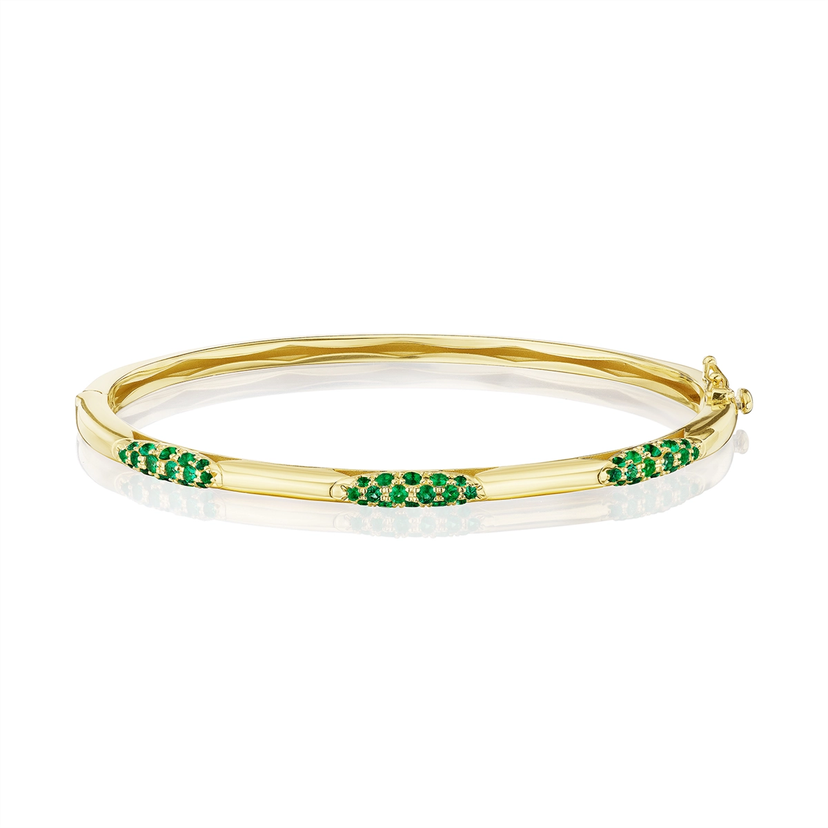 Tacori Bracelets in Yellow Gold containing Emerald FB 668 EM Y-M
