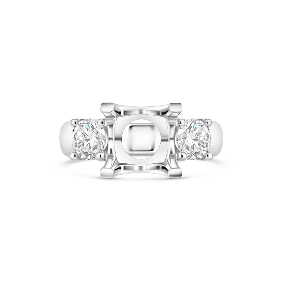 Engagement Collections Engagement Rings in White Gold containing Diamond E102-19473-W