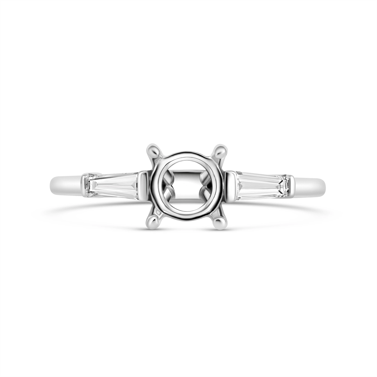 Engagement Collections Engagement Rings in White Gold containing Diamond R025242-RD