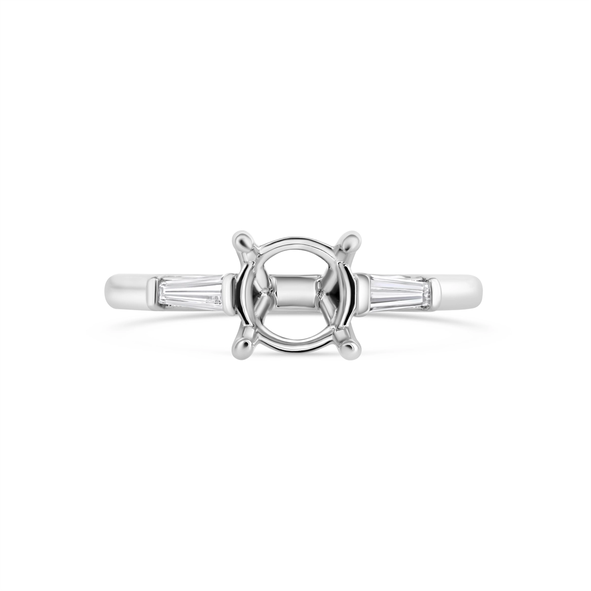 Engagement Collections Engagement Rings in White Gold containing Diamond R025241-RD