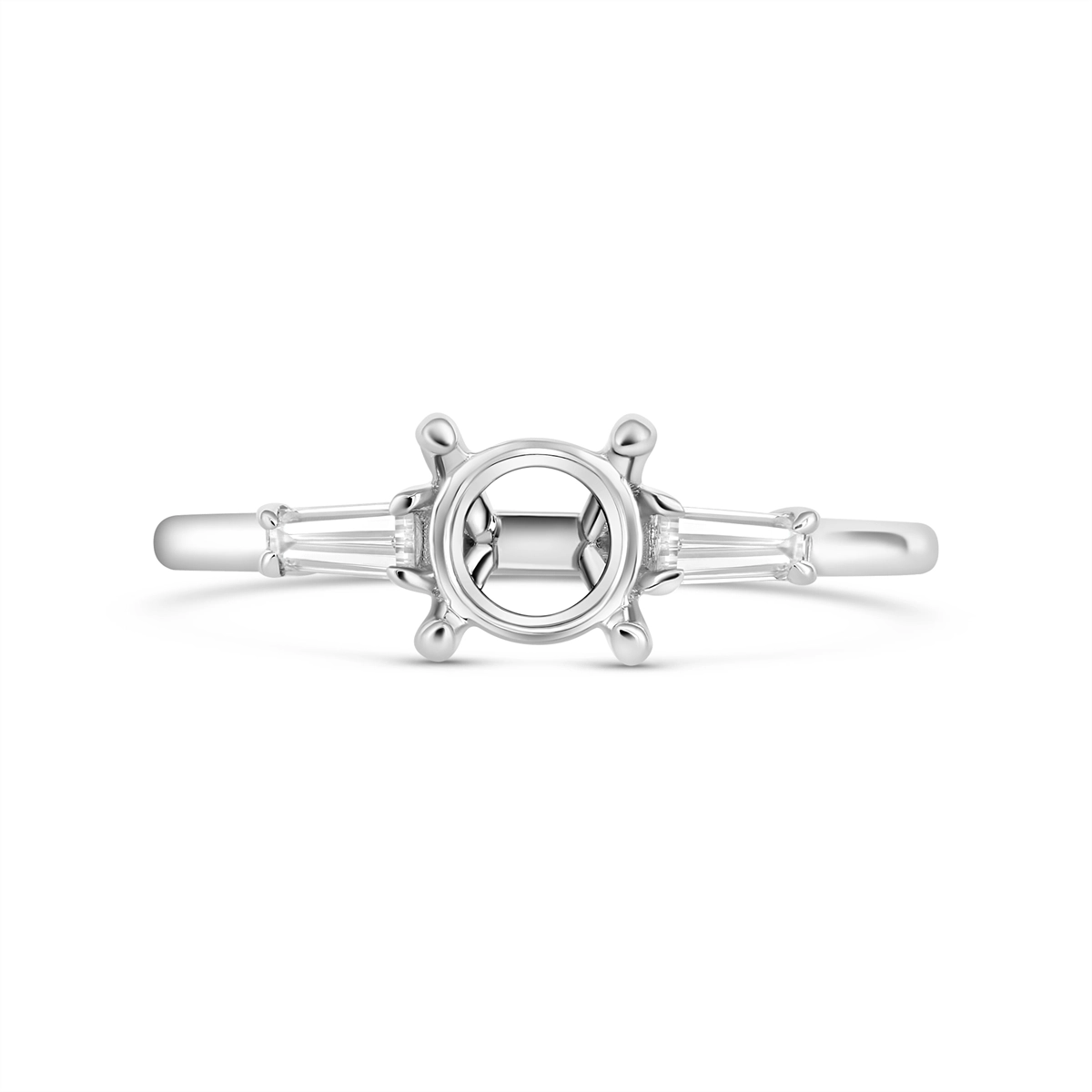 Engagement Collections Engagement Rings in White Gold containing Diamond R025239-RD