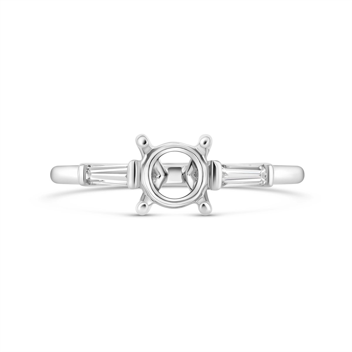 Engagement Collections Engagement Rings in White Gold containing Diamond R025233-RD