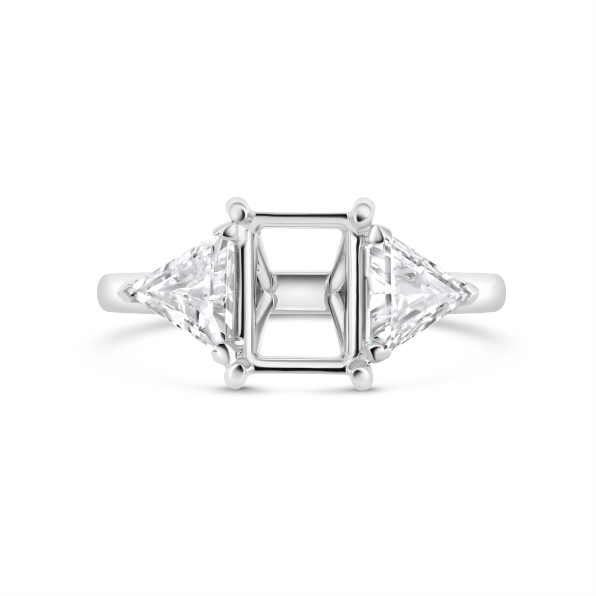 Engagement Collections Engagement Rings in White Gold containing Diamond R025232-EM