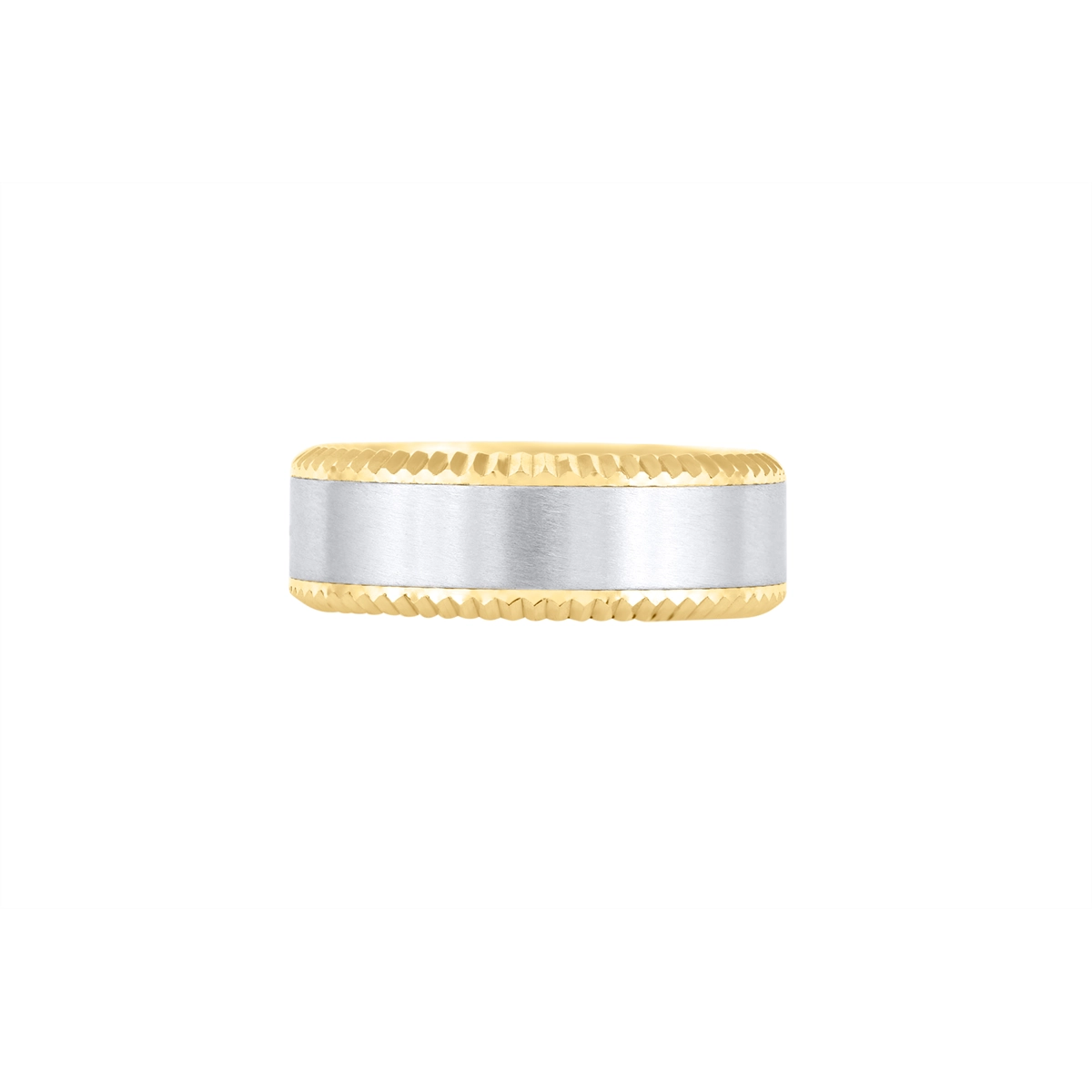 Mens Bands Engagement in Mixed Metals 444060