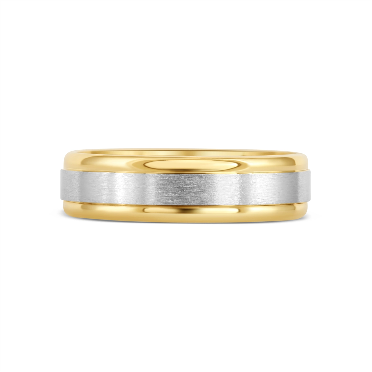 Mens Bands Engagement in Mixed Metals 444061