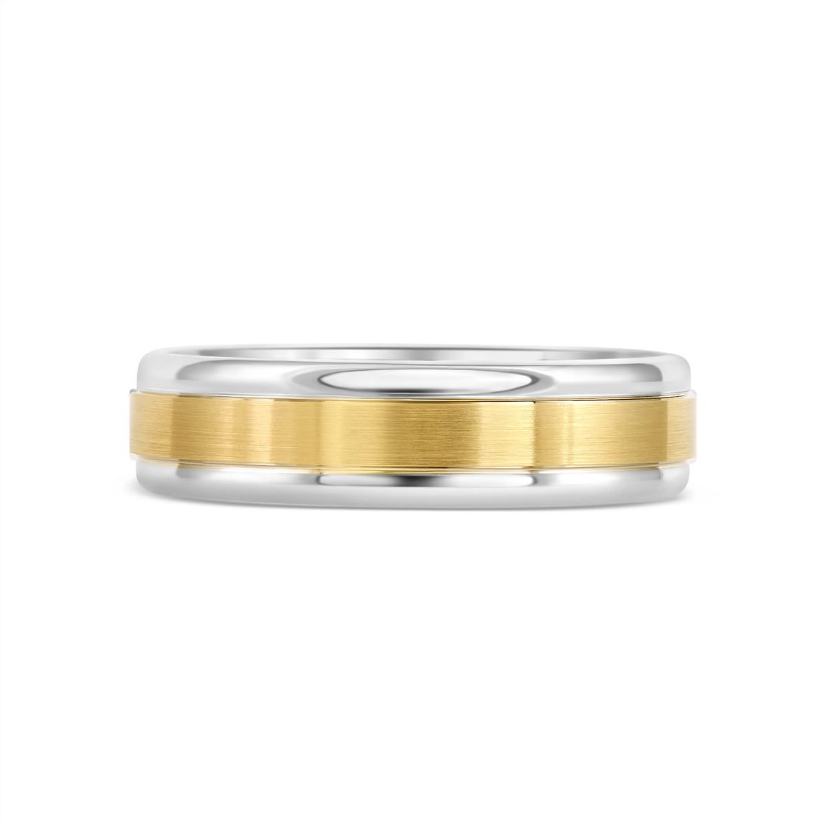 Mens Bands Engagement in Mixed Metals 444062