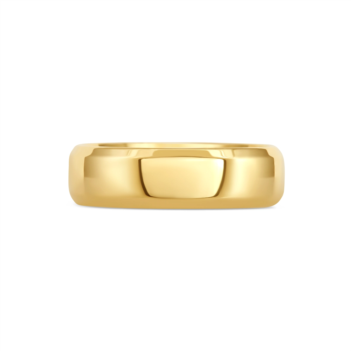 Mens Bands Engagement in Yellow Gold 444071