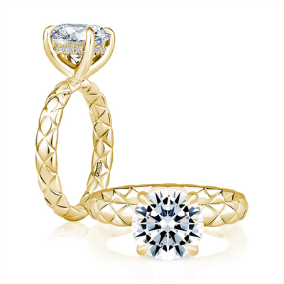 A. Jaffe Engagement Rings in Yellow Gold containing Diamond MECRD3404Q/258