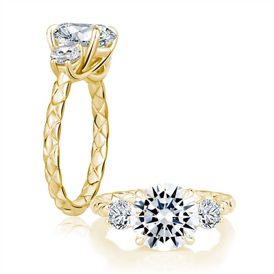 A. Jaffe Engagement Rings in Yellow Gold containing Diamond MECRD3422Q/300