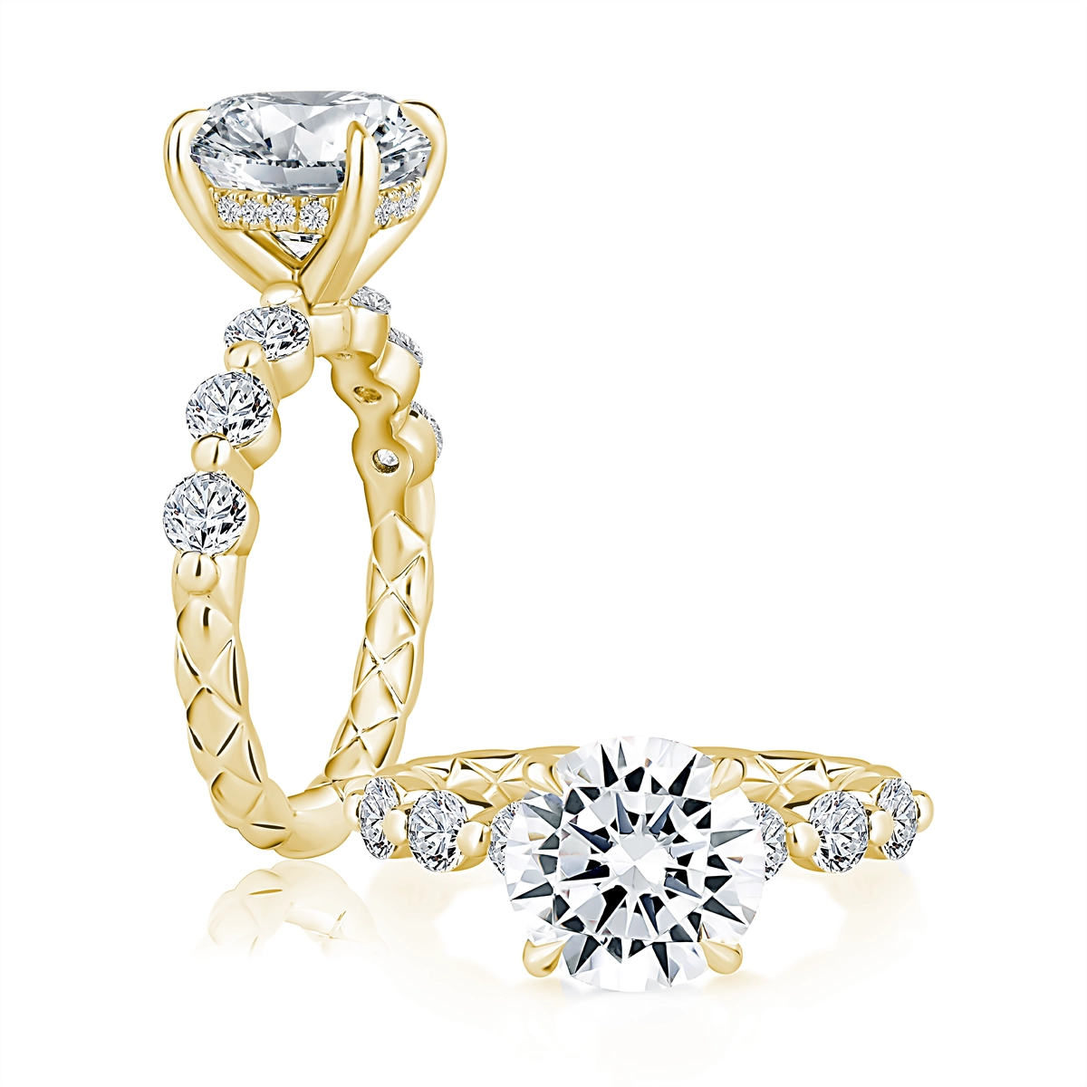 A. Jaffe Engagement Rings in Yellow Gold containing Diamond 444108