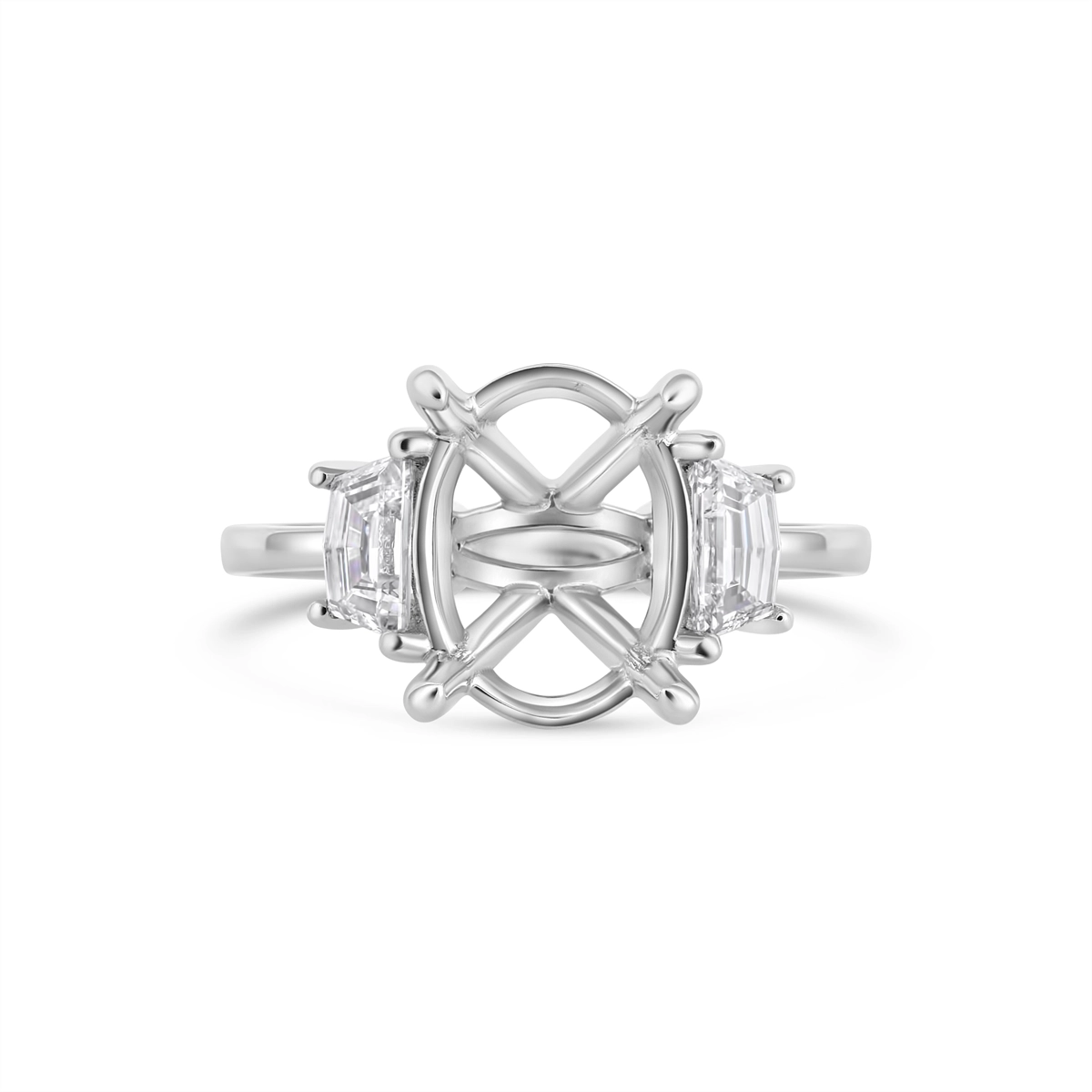 Engagement Collections Engagement Rings in Platinum/Palladium containing Diamond 444123