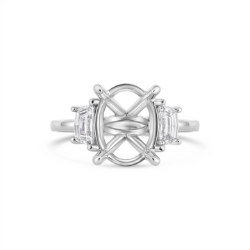 Engagement Collections Engagement Rings in Platinum/Palladium containing Diamond 444123