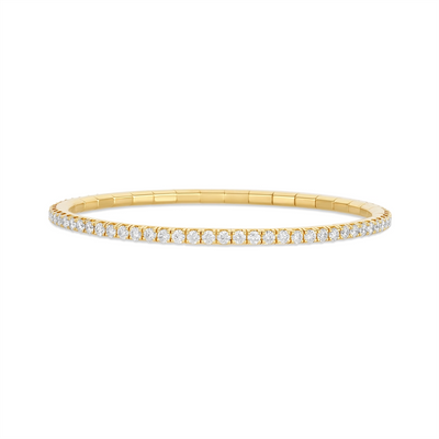Extensible Bracelets in Yellow Gold containing Diamond BTE85DBOG-Y
