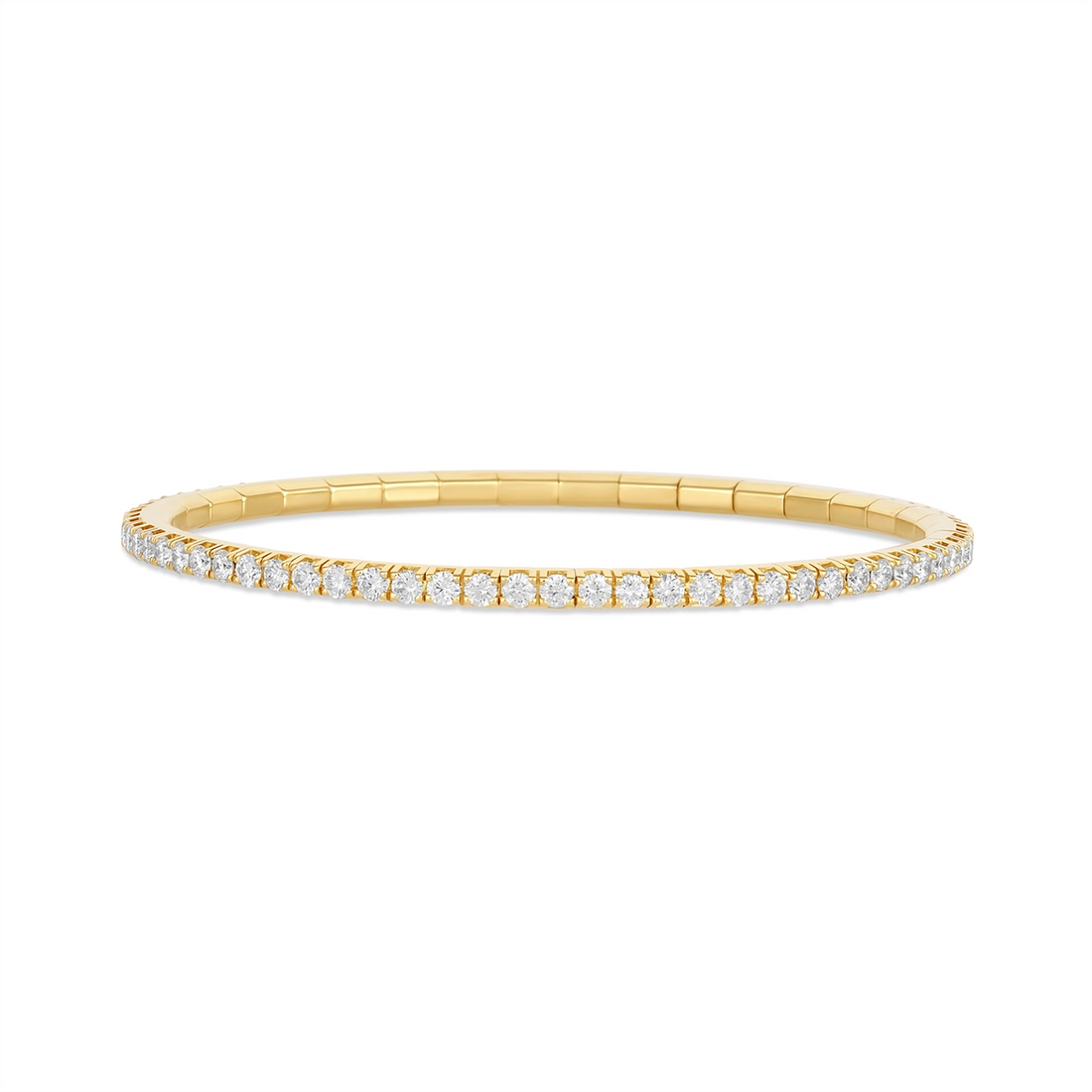 Extensible Bracelets in Yellow Gold containing Diamond BTE85DBOG-Y