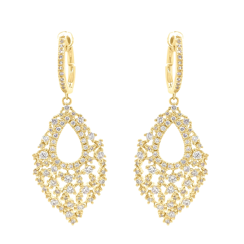 Earrings Earrings in Yellow Gold containing Diamond 444149