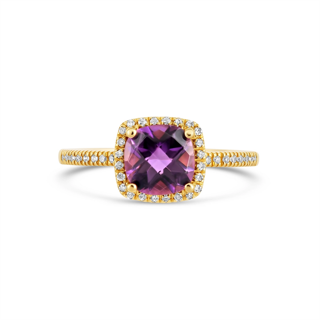 Rings Rings in Yellow Gold containing Amethyst, Multi-gemstone, Diamond 444156