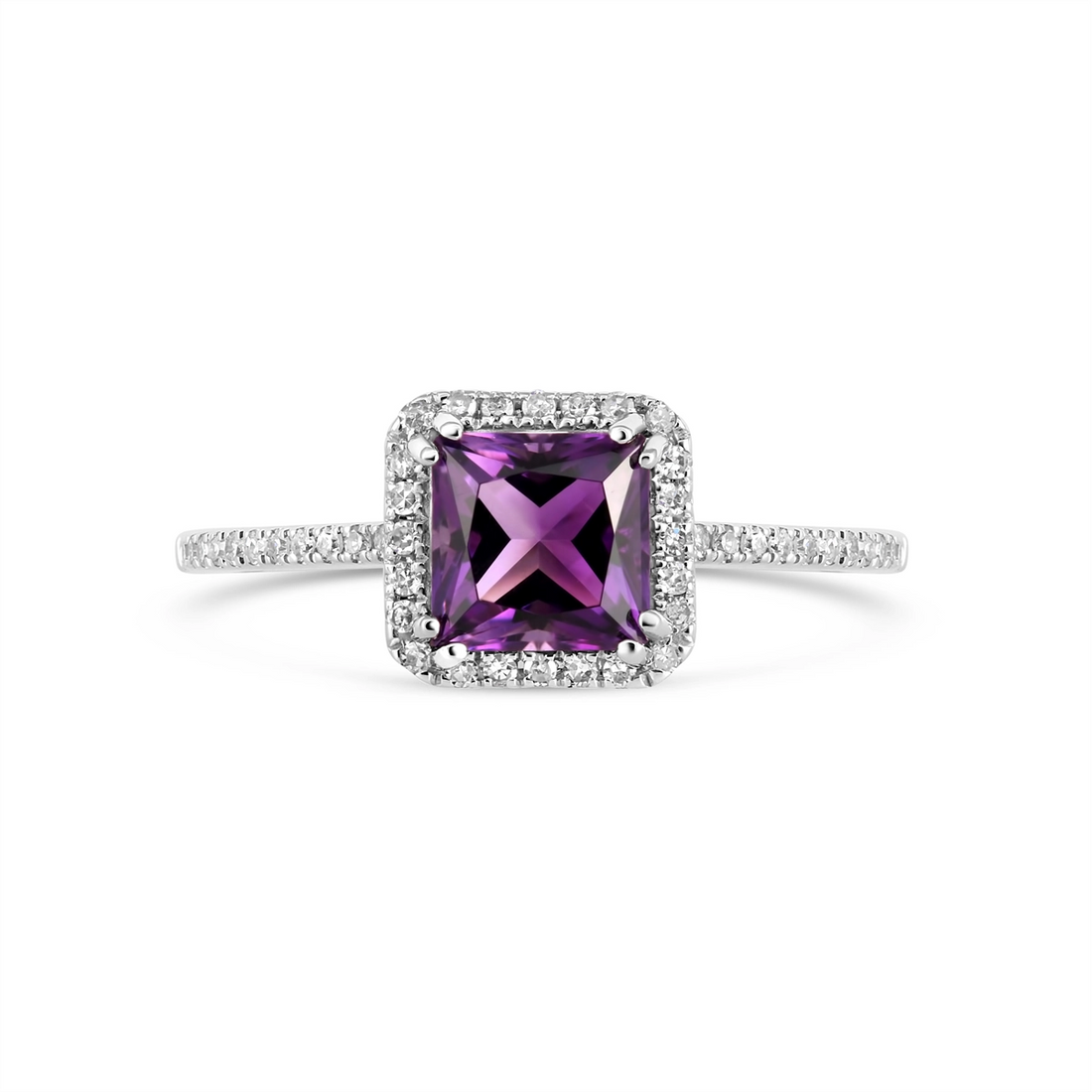 Rings Rings in White Gold containing Amethyst, Multi-gemstone, Diamond 444172