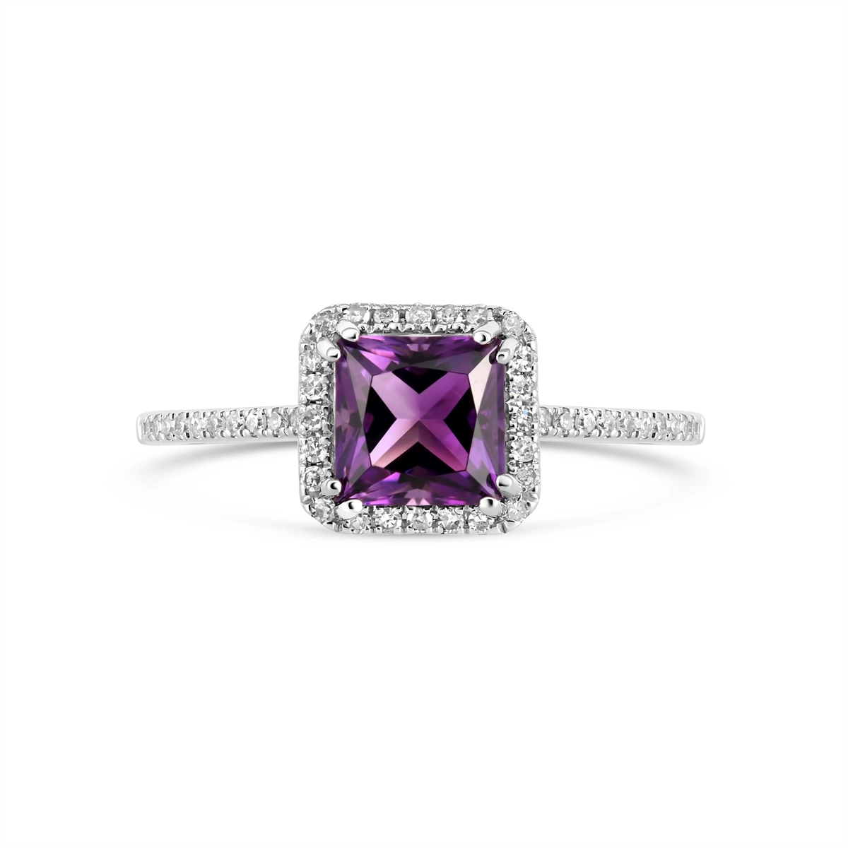 Rings Rings in White Gold containing Amethyst, Multi-gemstone, Diamond 444172