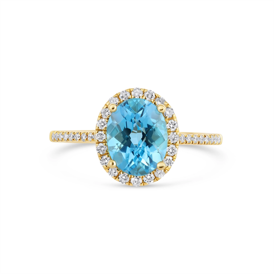 Rings Rings in Yellow Gold containing Blue topaz , Multi-gemstone, Diamond 444175