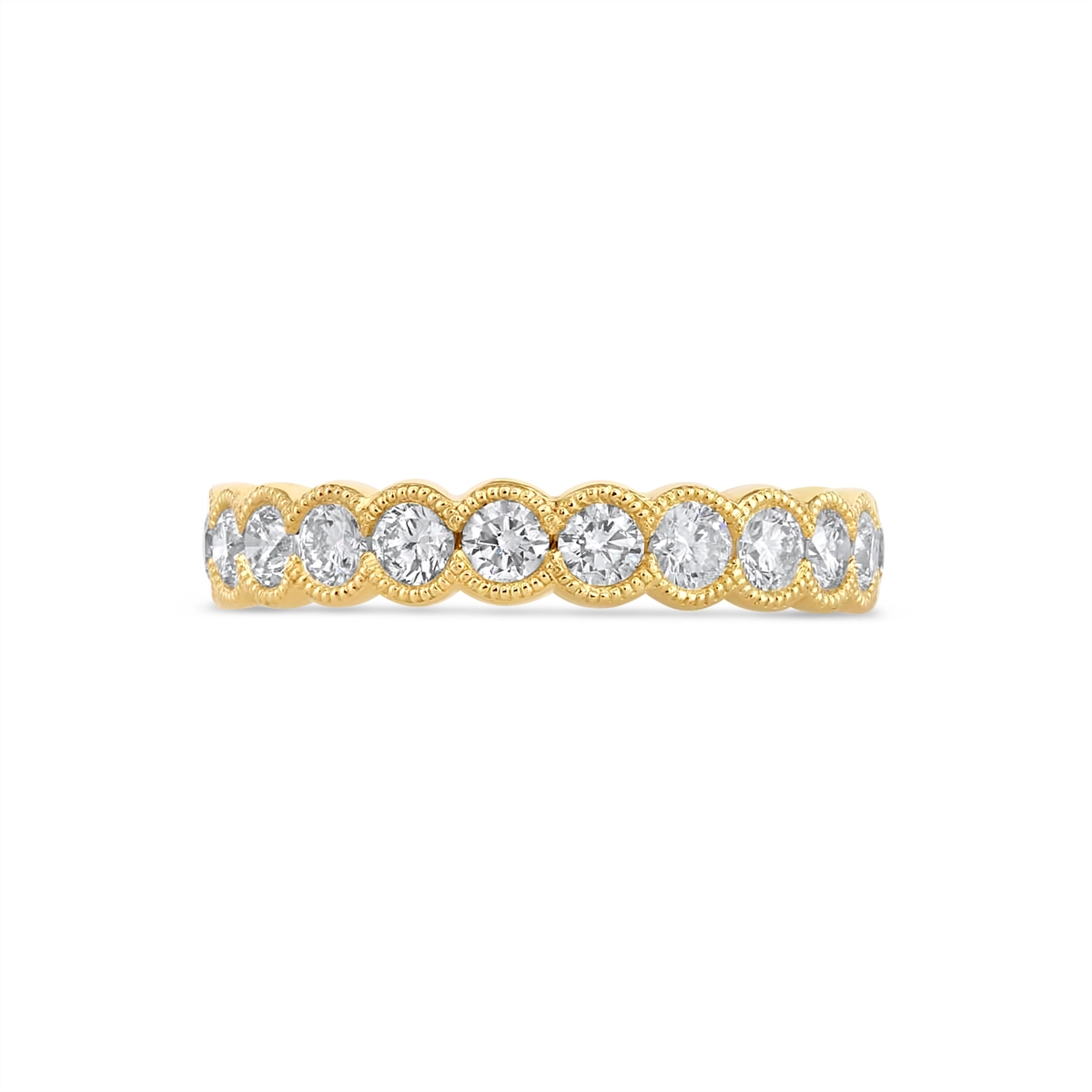 Rings Wedding Rings in Yellow Gold containing Diamond 444178