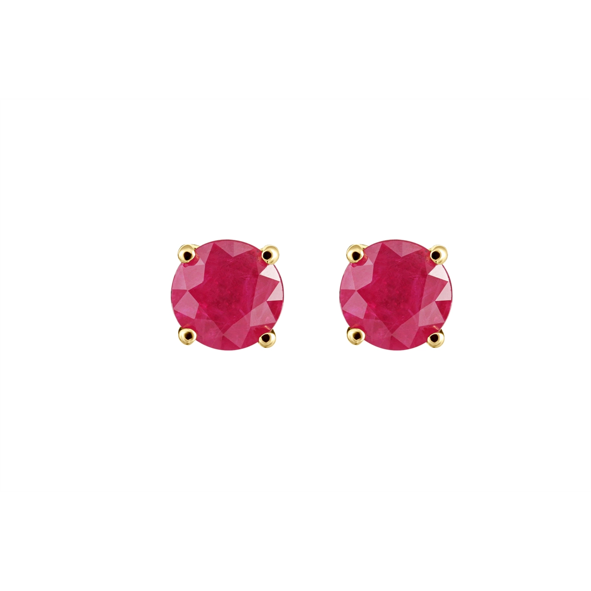 Earrings Earrings in Yellow Gold containing Ruby 444206